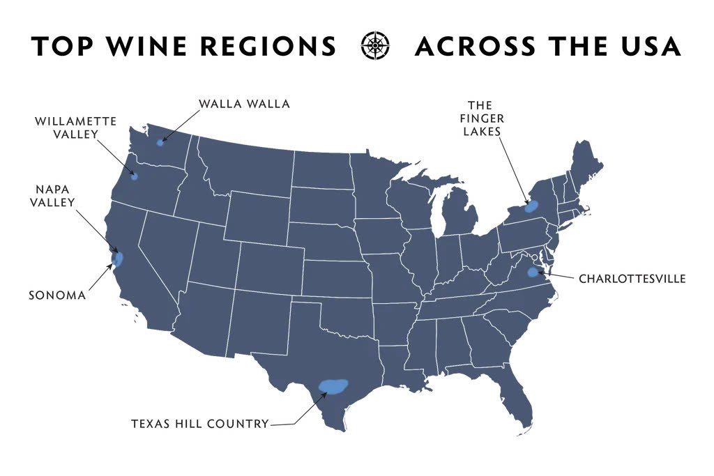 Khám phá rượu vang Mỹ