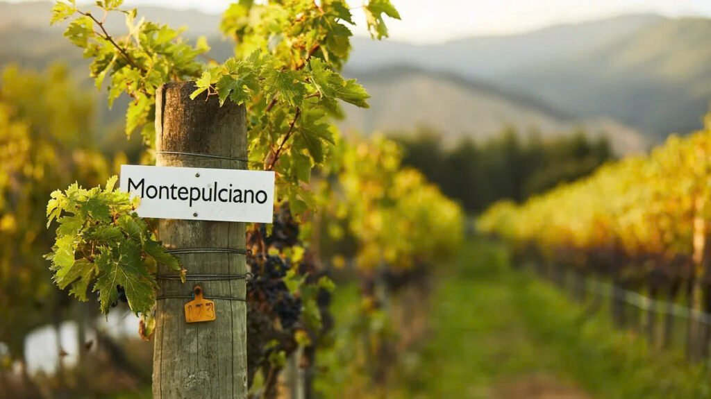 Vườn trồng nho Montepulciano tại Abruzzo