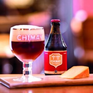 Bia Chimay Đỏ 7% - Dòng Bia Bỉ Trappist Dubbel Cao Cấp 330ml Chính Hãng | Rượu Vang Wine Home Bia Chimay Đỏ