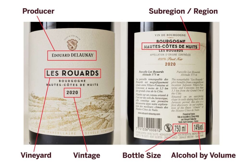 Giải Mã Nhãn Chai Rượu Vang – Đọc Là Hiểu, Mua Là Chuẩn | Rượu Vang Wine Home Giải Mã Nhãn Chai Rượu Vang