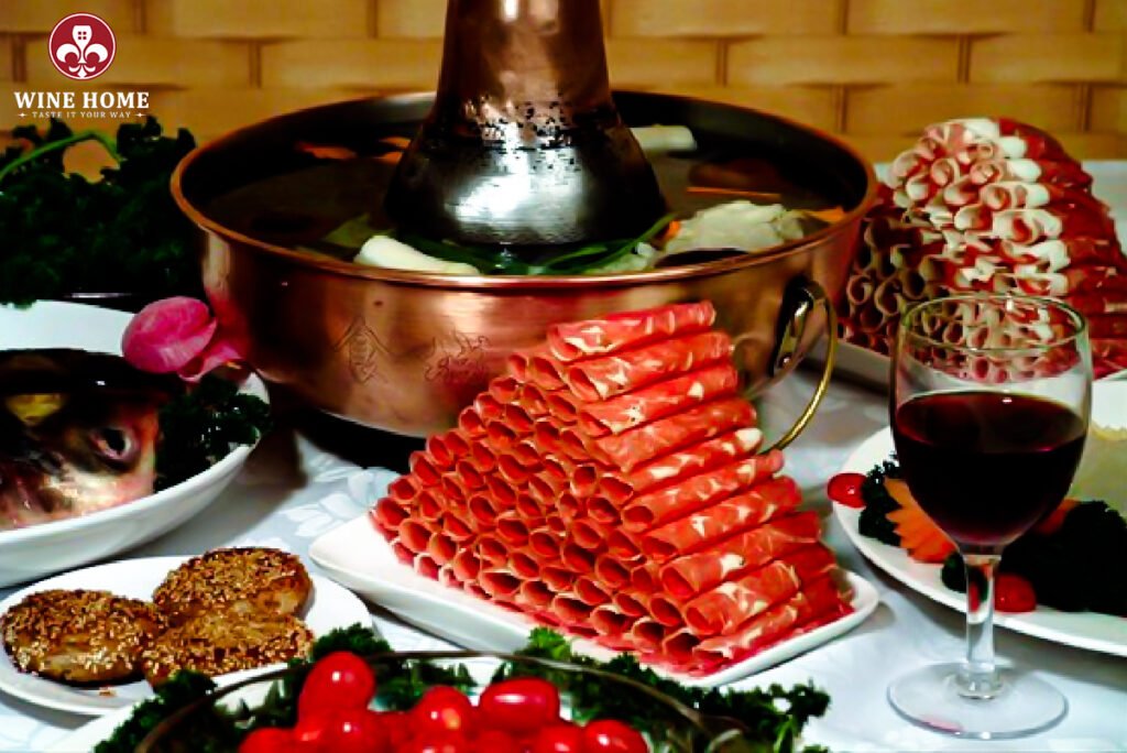 Cách kết hợp rượu vang đỏ với lẩu