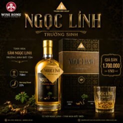 Rượu Sâm Ngọc Linh Trường Sinh VIP – Tăng Cường Sức Khỏe, Quà Tặng Cao Cấp