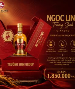 Rượu Sâm Ngọc Linh Trường Sinh Red – Tăng Cường Sức Khỏe, Quà Tặng Cao Cấp