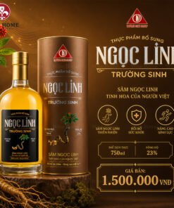 Rượu Sâm Ngọc Linh Trường Sinh Brown – Tăng Cường Sức Khỏe, Quà Tặng Cao Cấp