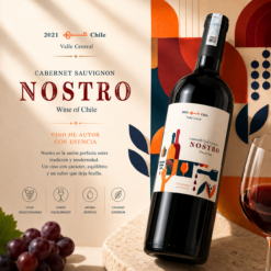 Rượu vang Chile Nostro Cabernet Sauvignon – Merlot | Vang đỏ Chile quyến rũ vùng Central Valley