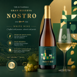 Rượu vang trắng Nostro Sauvignon Blanc Gran Reserva – Hương vị tinh tế từ vùng Casablanca Valley | Rượu Vang Wine Home Nostro Chardonnay Gran Reserva – Tinh Hoa Vang Trắng Từ Casablanca Valley Chile