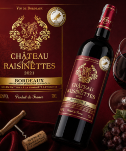 Chateau Les Raisinettes Bordeaux 2021 | Rượu Vang Pháp Bordeaux A.O.C Thanh Lịch | Rượu Vang Wine Home CHATEAU LES RAISINETTES BORDEAUX 2021