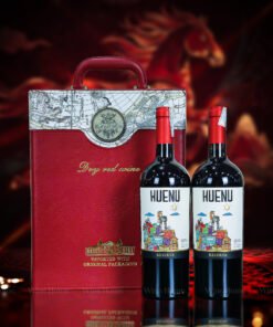 Hộp quà rượu vang 2 chai HUENU Cabernet Sauvignon Reserva