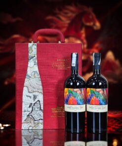 Hộp quà rượu vang 2 chai 7Colores Cabernet Sauvignon Muscat Gran Reserva