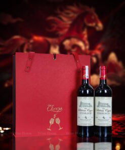Hộp quà rượu vang 2 chai Chateau Tayac Cotes de Bourg