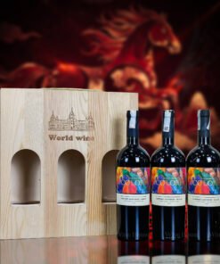 Hộp quà rượu vang 3 chai 7Colores Cabernet Sauvignon Muscat