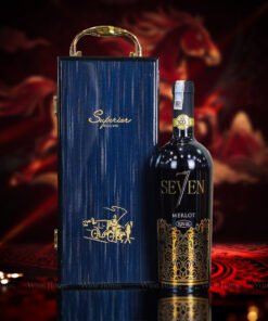 Hộp quà rượu vang 1 chai Seven7 Merlot