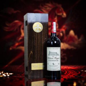 Hộp quà rượu vang 1 chai Chateau Tayac Cotes de Bourg – Quà tặng rượu vang Pháp cao cấp sang trọng | Rượu Vang Wine Home Hộp quà rượu vang 1 chai Chateau Tayac Cotes de Bourg