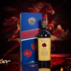 Hộp quà rượu vang 1 chai Angelo Primo Nero di Troia – Quà tặng rượu vang Ý sang trọng từ Cantine Paradiso | Rượu Vang Wine Home Hộp quà rượu vang 1 chai Angelo Primo Nero di Troia