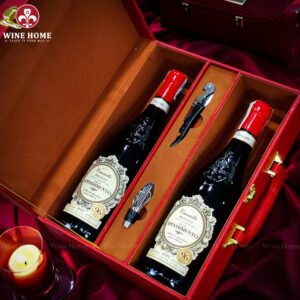Hộp quà rượu vang 2 chai Camasella Appassimento