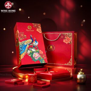 Hộp Quà Rượu Vang 2 Chai Venus Rosso Semi Dolce – Quà Tặng Sang Trọng Cho Dịp Đặc Biệt | Rượu Vang Wine Home Hộp quà rượu vang 2 chai