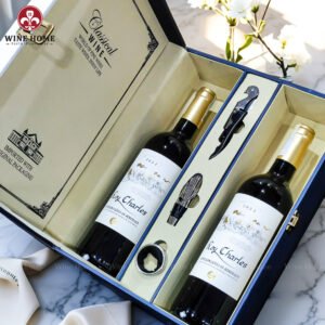 Hộp quà rượu vang 2 chai Roy Charles