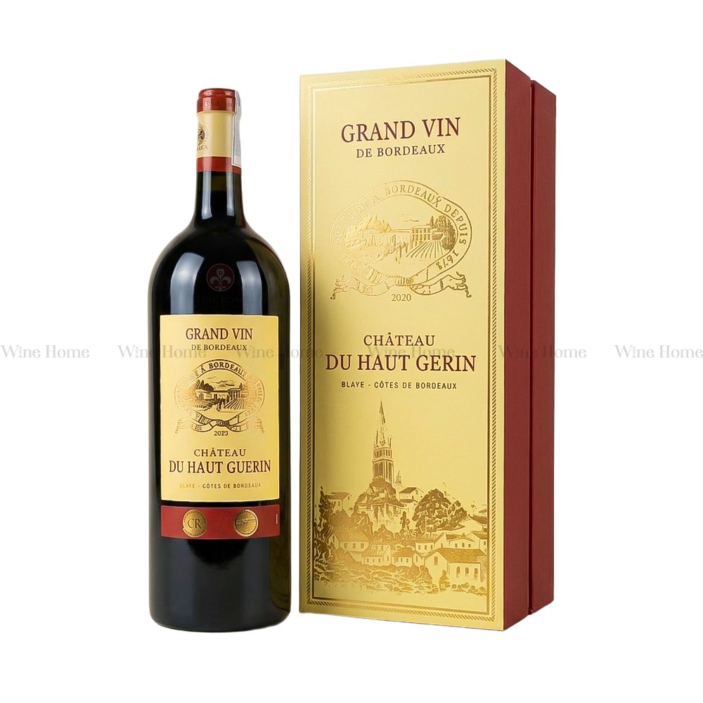 Rượu vang Pháp Château du Haut Guérin 2020 Magnum 1500ml – Blaye Côtes de Bordeaux đậm đà | Rượu Vang Wine Home Rượu vang Pháp Château du Haut Guérin 2020 Magnum 1500ml – Blaye Côtes de Bordeaux đậm đà