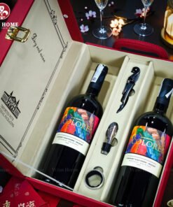 Hộp quà rượu vang 2 chai 7Colores Cabernet Sauvignon Muscat Gran Reserva