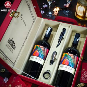 Hộp quà rượu vang 2 chai 7Colores Cabernet Sauvignon Muscat Gran Reserva