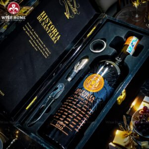 Hộp quà rượu vang 1 chai Historia de Santalba