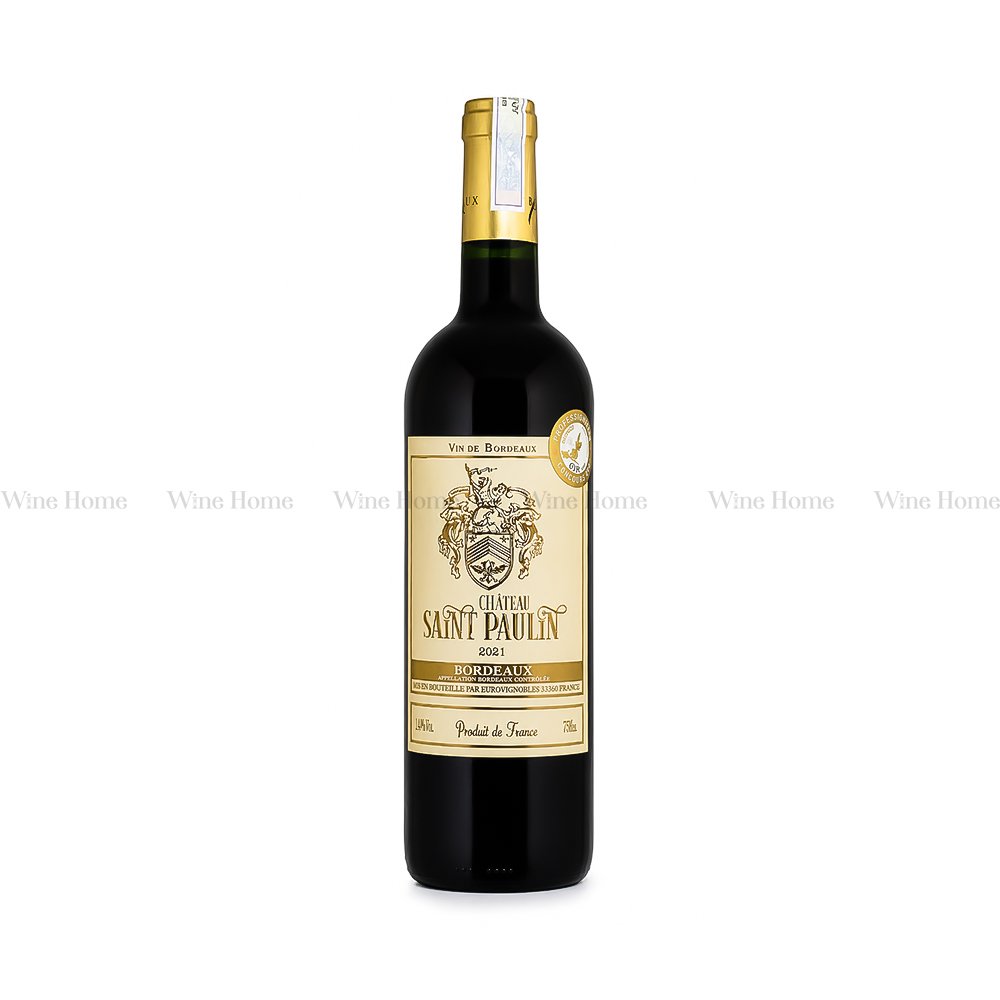 Rượu vang Pháp Chateau Saint Paulin 2021 – Rượu vang Bordeaux tinh tế | Rượu Vang Wine Home Rượu vang Pháp Chateau Saint Paulin 2021 – Rượu vang Bordeaux tinh tế