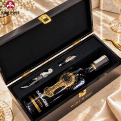 Hộp Quà Rượu Vang 1 chai Timelord Primitivo - Grati | Rượu Vang Wine Home Hộp Quà Rượu Vang 1 chai Timelord Primitivo - Grati