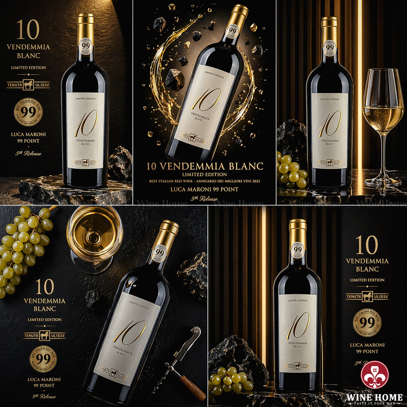 Rượu Vang Trắng Ý 10 Vendemmie Bianco – Tinh Hoa Từ 10 Mùa Thu Hoạch | Rượu Vang Wine Home 10 Vendemmie Bianco – Khi vang trắng trở thành hành trình của thời gian