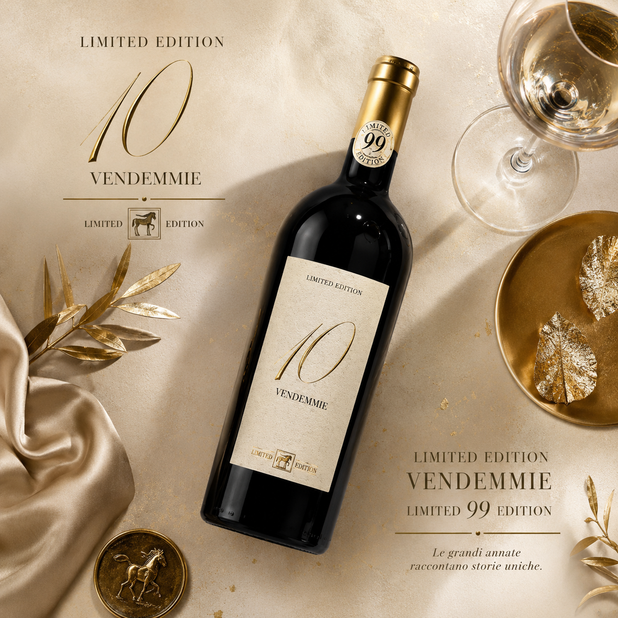 Rượu Vang Trắng Ý 10 Vendemmie Bianco – Tinh Hoa Từ 10 Mùa Thu Hoạch | Rượu Vang Wine Home 10 Vendemmie Bianco – Thanh lịch với sắc trắng và vàng