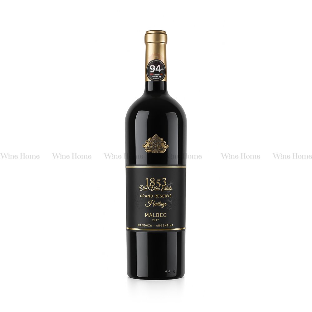 1853 Old Vine Estate Heritage Malbec – Rượu Vang Argentina Gran Reserva Cao Cấp