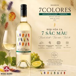 7COLORES SAUVIGNON BLANC – TORONTEL | Chai Vang Trắng Chile Tươi Mát Và Đầy Hương Hoa Quyến Rũ | Rượu Vang Wine Home 7COLORES SAUVIGNON BLANC – TORONTEL | Chai Vang Trắng Chile Tươi Mát Và Đầy Hương Hoa Quyến Rũ