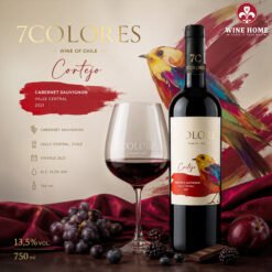 7Colores Cortejo Cabernet Sauvignon – Vang Đỏ Chile Hiện Đại, Mượt Mà Và Đầy Cá Tính