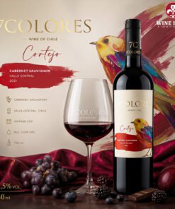 7Colores Cortejo Cabernet Sauvignon – Vang Đỏ Chile Hiện Đại, Mượt Mà Và Đầy Cá Tính