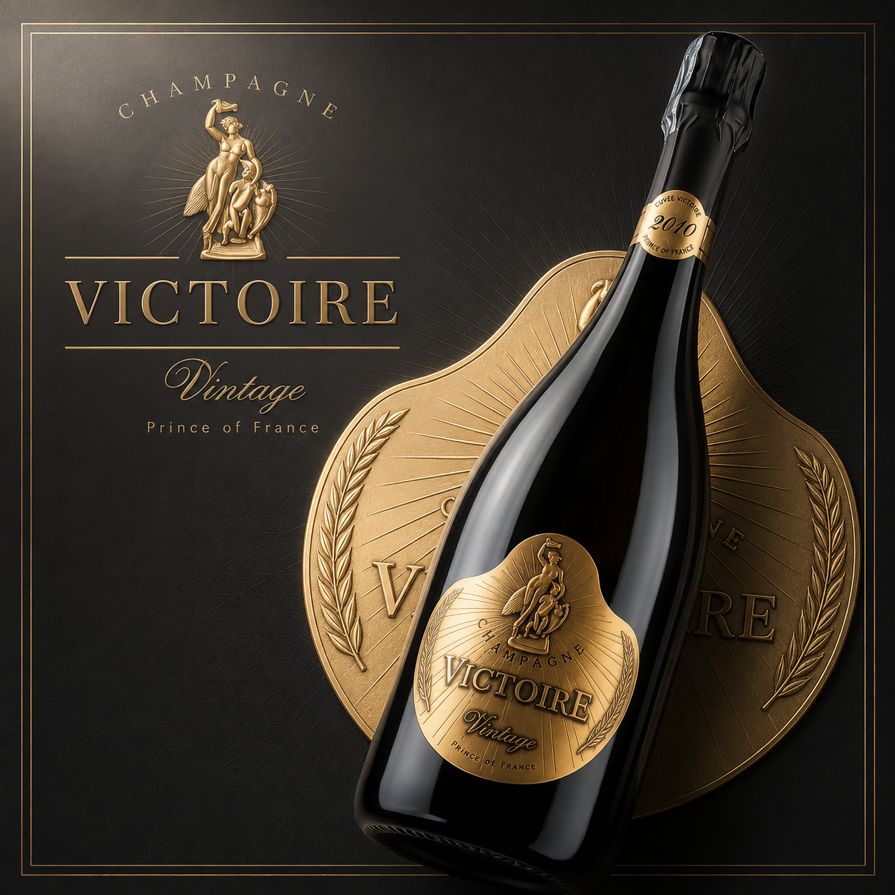 Champagne Victoire Black Shiny Vintage – Champagne Pháp Cao Cấp Sang Trọng Đẳng Cấp | Rượu Vang Wine Home Champagne Victoire Black Shiny Vintage – Tuyệt Tác Champagne Pháp Cao Cấp