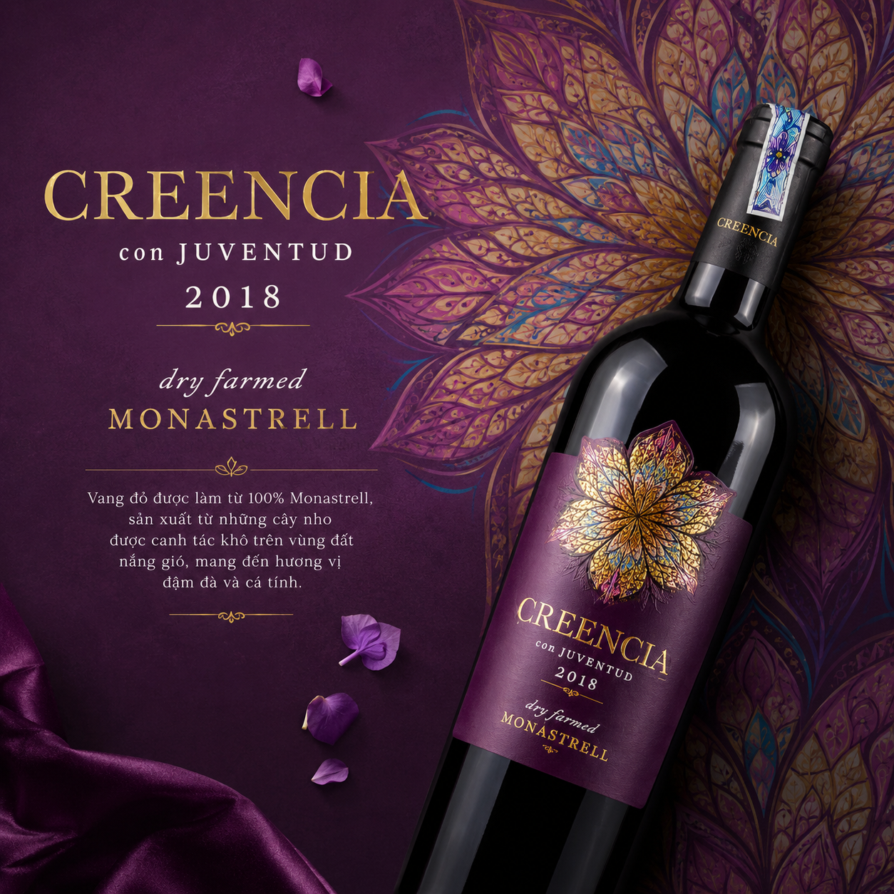 Creencia Con Juventud Monastrell – Rượu Vang Tây Ban Nha Đậm Đà Từ Jumilla | Rượu Vang Wine Home Creencia Con Juventud Monastrell – Rượu Vang Tây Ban Nha Đậm Đà Từ Jumilla