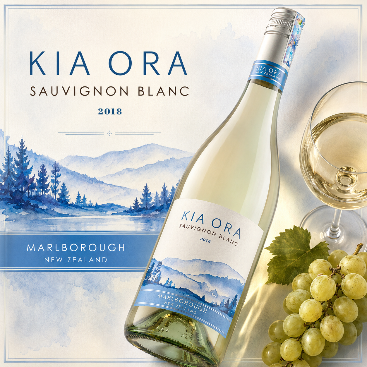 Kia Ora Sauvignon Blanc – Rượu Vang Trắng New Zealand Tươi Mát Từ Marlborough | Rượu Vang Wine Home Kia Ora Sauvignon Blanc – Hương Vị Tươi Mát Đậm Chất New Zealand