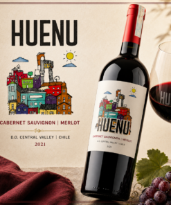 Huenu Cabernet Sauvignon Merlot – Rượu Vang Đỏ Chile Cân Bằng, Mềm Mại Và Dễ Uống | Rượu Vang Wine Home Huenu Cabernet Sauvignon Merlot – Vang Đỏ Chile Dễ Uống Cho Mọi Dịp