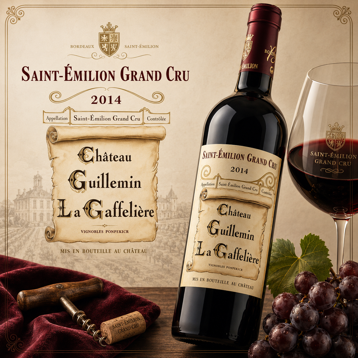 Château Guillemin La Gaffelière 2014 | Saint-Émilion Grand Cru Bordeaux | Rượu Vang Wine Home Château Guillemin La Gaffelière 2014 – Tinh hoa vang đỏ Saint-Émilion Grand Cru