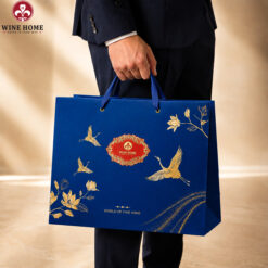 Tui giay ngang WineHome tim than | Rượu Vang Wine Home