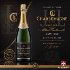 Charlemagne Demi-Sec Blanc de Blancs – Vang Sủi Pháp Thanh Lịch Từ Burgundy | Rượu Vang Wine Home Charlemagne Demi-Sec Blanc de Blancs – Vang Sủi Pháp Thanh Lịch Từ Burgundy