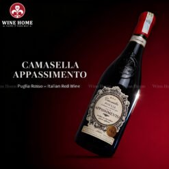 Rượu vang Ý Camasella Appassimento Puglia – Vang Ý Đậm Đà, Hậu Ngọt Dài | Rượu Vang Wine Home Camasella Appassimento – Tinh Hoa Nghệ Thuật Appassimento Trứ Danh Của Ý