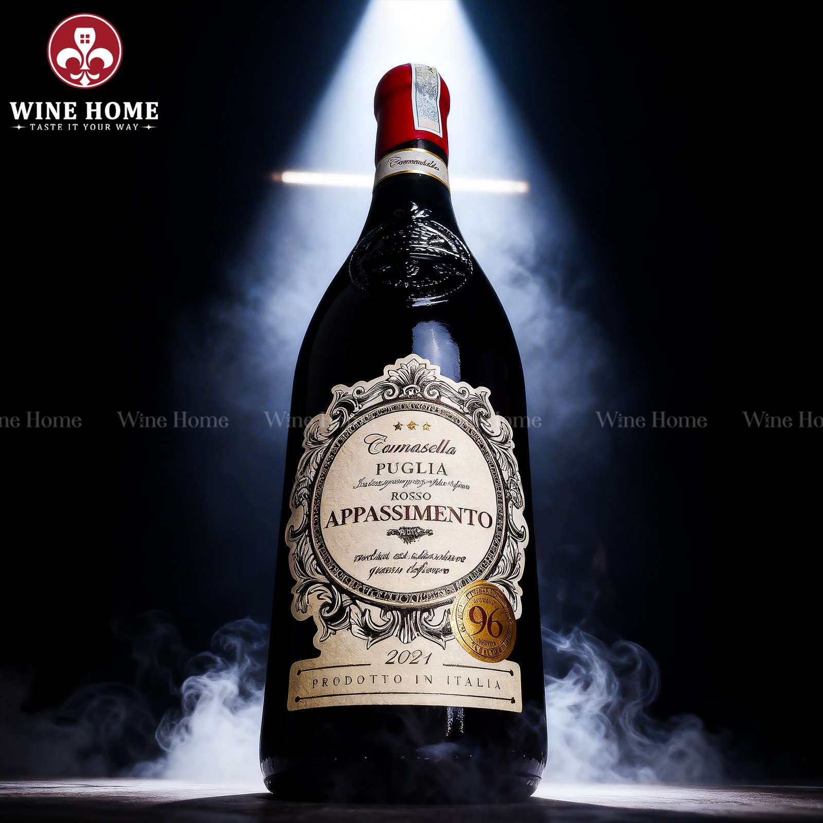 Rượu vang Ý Camasella Appassimento Puglia – Vang Ý Đậm Đà, Hậu Ngọt Dài | Rượu Vang Wine Home Camasella Appassimento – Tinh Hoa Nghệ Thuật Appassimento Trứ Danh Của Ý