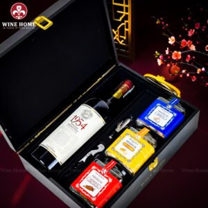 Hộp Quà Tết Rượu Hạt Hộp Gỗ Sơn Mài Wine Home 02 – Quà Tết Doanh Nghiệp Cao Cấp Xu Hướng 2026 | Rượu Vang Wine Home Hộp Quà Tết Rượu Hạt Hộp Gỗ Sơn Mài Wine Home 02