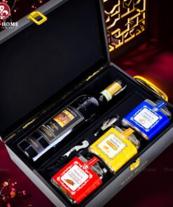 Hộp Quà Tết Rượu Hạt Hộp Gỗ Sơn Mài Wine Home 09 – Quà Tết Doanh Nghiệp Cao Cấp Xu Hướng 2026 | Rượu Vang Wine Home Hộp Quà Tết Rượu Hạt Hộp Gỗ Sơn Mài Wine Home 09