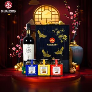 Hộp Quà Tết Rượu Hạt Hộp Gỗ Sơn Mài Wine Home 11