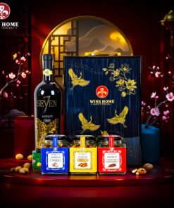 Hộp Quà Tết Rượu Hạt Hộp Gỗ Sơn Mài Wine Home 12