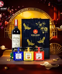 Hộp Quà Tết Rượu Hạt Hộp Gỗ Sơn Mài Wine Home 13