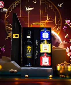 Hộp Quà Tết Rượu Hạt Hộp Gỗ Sơn Mài Wine Home 14