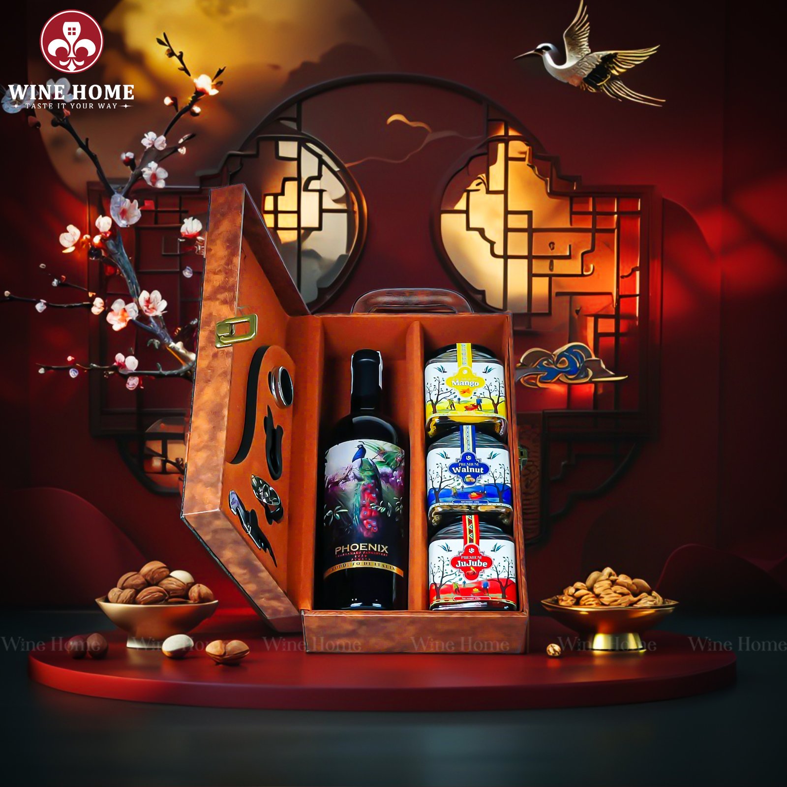 Hộp quà Tết Ngọ Niên Khai Lộc NN04 Hộp quà Tết Ngọ Niên Khai Lộc NN04