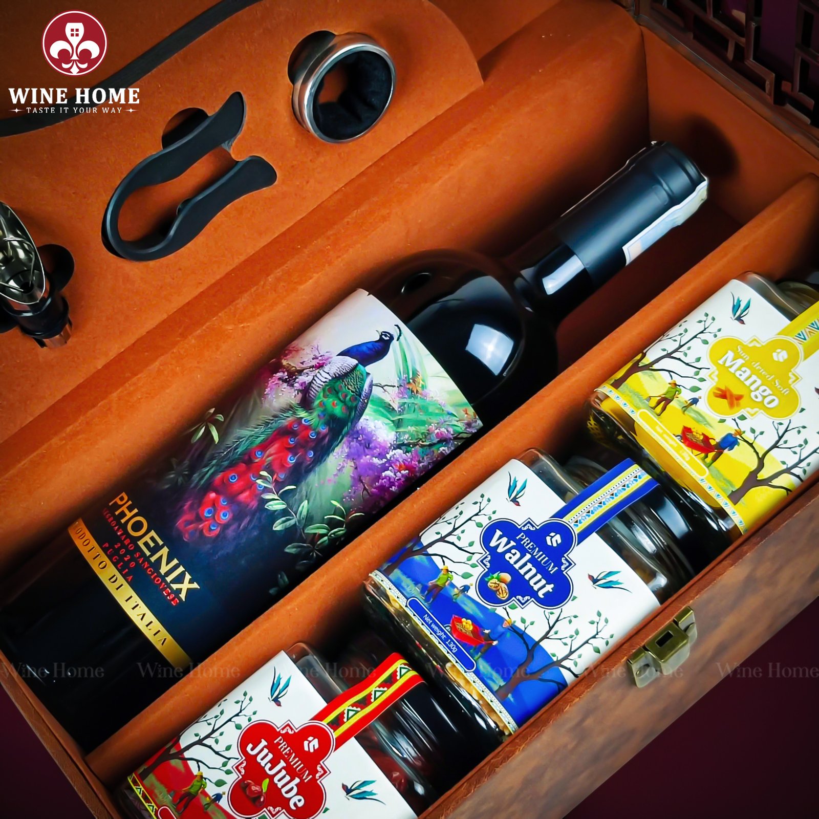 Hộp quà Tết Ngọ Niên Khai Lộc NN04 Hộp quà Tết Ngọ Niên Khai Lộc NN04